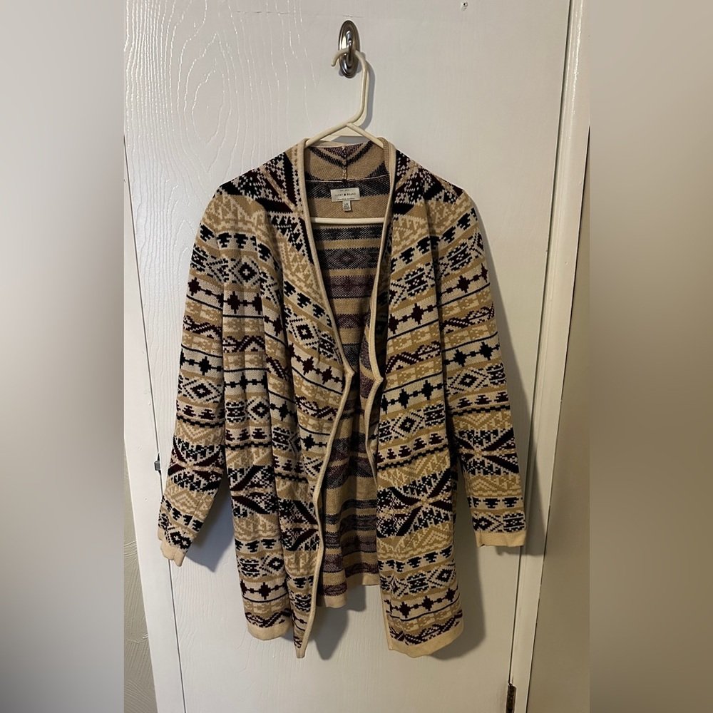 Lucky Brand Duster Sweater (L)